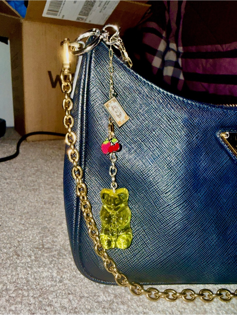 Handmade Bag Charm - Haribo Gummy Bear, ESW, Hogwarts HP, and an Oval Mirror
